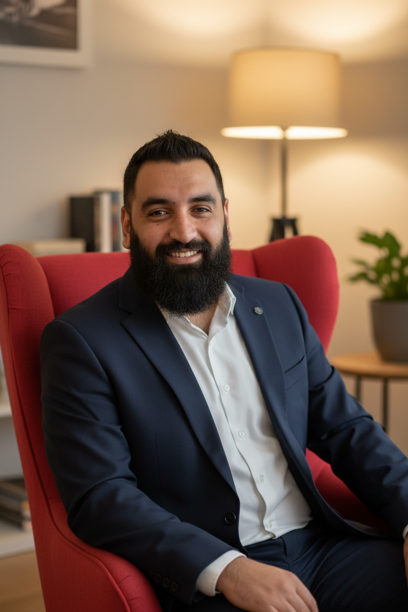 Portrait of Mohammed Arafat, Financial Expert and Director at Afiyah.